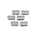 Department 56 Spooky Wrought Iron Fence Set of 6