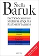 Dictionnaire des math�matiques �l�mentaires