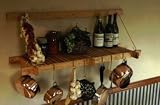 Review Buffalo Creek Designs  / Cherry Wall Mount Kitchen Pot Rack
