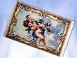 Dollhouse Miniature Cherub Area Rug