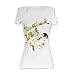 Elvis Presley Heartbreak Hotel Juniors Size Fitted White Scoop Neck Tee T-shirt