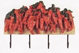 CHILI PEPPER Tile Metal Wall Hanger Key Towel Hooks *NEW*!