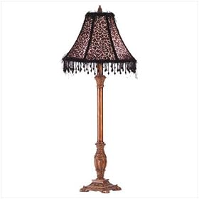 Buffet Lamp with Leopard Print Shade CT-34847 from Lava Lamps