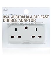 USA, Australia & Far East Double Adaptor