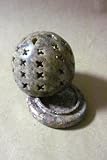 Round Soapstone Cone Incense Burner Tea Light Holder B