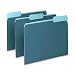 Pendaflex 1521/3TEA Pendaflex 2-Tone File Folders, 1/3 Cut, Top Tab, Letter, Light Teal, 100/Box