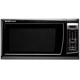 Sharp R-520JK 1200 Watts Full Size Microwave Oven, black by Microwave Ovens