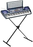Yamaha PSR260MS 61-Note Touch-Sensitive Portable Electronic Keyboard with AC Adapter and Bonus Stand