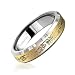 Bling Jewelry Unisex Mens Comfort Fit Gold Celtic Dragon Mens Tungsten Ring 5mm - Size 7