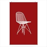 Modern Classics 1951 Slat in Scarlet and Chocolate