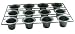 Chicago Metallic Gourmetware Nonstick 12-Cup Popover Pan