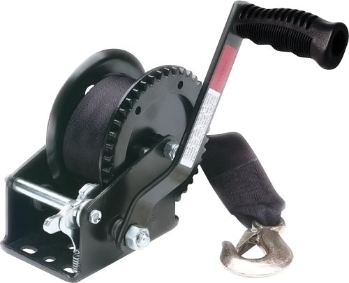 Unified Marine 50080525 Trailer Winch with Strap (1200Lb)