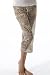 OnGossamer Sobe Safari Printed Capri Lounge Pant(088309), Small, Cheebra Print