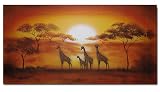 Handarbeit Giraffe Unikat Bilder M4 114x64 Hand made