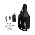 Caddy-O Leather Wine Tote - Black