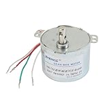 uxcell ギアモーター 220VAC 16.7RPM 6W 金属 50/60Hz 1個入り