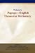Book Websters Papago - English Thesaurus Dictionary