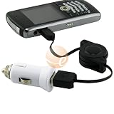 Universal USB Mini Car Charger Adapter, White