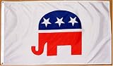 Republican Flag - 3 foot by 5 foot Polyester (NEW)