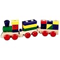 Melissa & Doug Classic Wooden Stacking Train