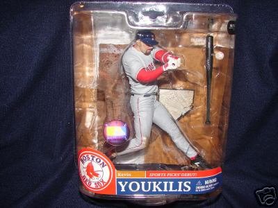 41FPZWuH3FL Kevin Youkilis, Boston Red Sox McFarlane Toys MLB Sports Picks Exclusive Series 20 Action Figure White Jersey