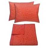 Nirvana Twin Coverlet Set, Coral