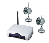 LYD W802AH2 2-Channel USB Wireless DVR Kit with Multi-Camera View Upto 4 Channels, Support Video and Audio (White)