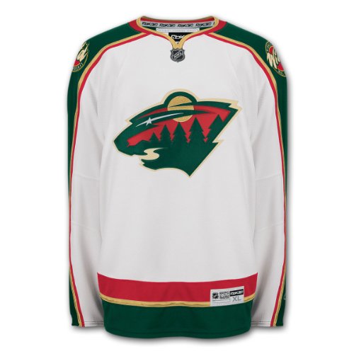 Minnesota Wild Reebok Premier Replica Road NHL Hockey Jersey Size XL