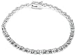 Sterling Silver Blue Topaz Bracelet, 7.25"