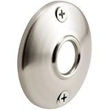 Prime-Line Products E 2542 Door Knob Rosettes, 2-1/2 in. Outside Diameter, Steel, Satin Nickel Finish