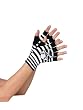 Acrylic Skull & Crossbone Fingerless Gloves, in 4 Colors