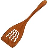 Spatula w/ Wiggle-Slots USA In Wild Cherry Wood For Left-Hand (IHLH) by Jonathan Spoons