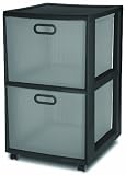 Sterilite 36201H02 Ultra 2 Drawer Cart, 2-Pack