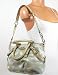 COACH Coach 17078 Madison Shantung Chainlink Sophia Satchel Grey