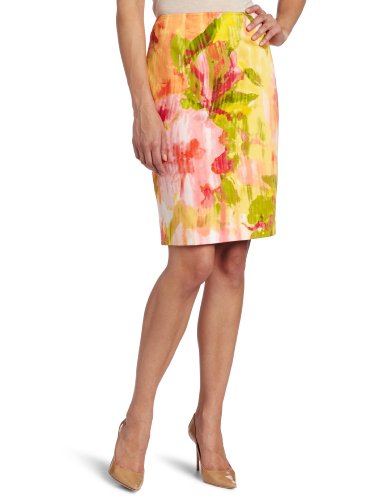 Jones New York Women's Petite Slim Skirt, Primrose, 4P