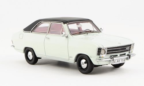 Opel Olympia A LS, weiss/mattschwarz,