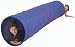 Made of durable polyester Dacron 600 x 300 weave w/600mm PU coating material. Flame retardant, meets CPAI-84 specifications. Sturdy spring steel construction. Collapses down for easy storage. 9' x 22" Diameter.