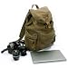 Koolertron For Sony Canon Nikon Olympus Have Special Position For Notebook Computer Laptop Canvas Vintage DSLR SLR Camera Shoulder Case Backpack Rucksack Bag With Waterproof Rain Cover