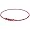 Phiten, Titanium Star Necklace, Maroon, 22-Inches