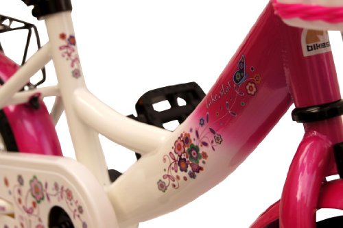 bike*star 30.5cm (12 Inch) Kids Children Bike Bicycle - Colour Pink & White