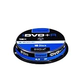 Intenso - DVD + R 4,7 GB - vitesse 1 - 16x - resistant anti-scratch - boîtier "slim case" - pack de 10