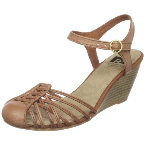 BC Footwear Womens Shipwreck Spring 11 Wedge Sandal,Cognac,10 M US