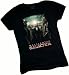 Crossroads - Battlestar Galactica Crop Sleeve Fitted Juniors T-Shirt