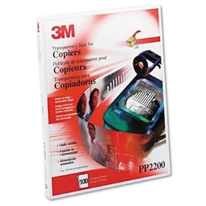 3Mcommercl Transparency Film For Laser Copiers, Removable Sensing Stripe, Letter, 100/Box 3Mcommercl Transparency Film For Laser Copiers, Removable Sensing Stripe, Letter, 100/Box