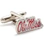 Mississippi Rebels NCAA Logo'd Executive Cufflinks w/ Jewelry Box