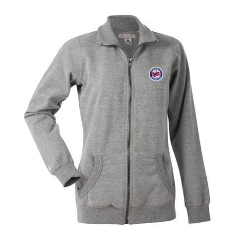 Minnesota Twins Women's Revolution Track Jacket By Antigua Large