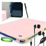 Melrose Apple Ipad Leather Case Pink Cover Accessories Kit Includes – Pink Melrose iPad Leather Cover + apple ipad stylus pen + iPad Earphones with Mic + Live * Laugh * Love Silicone Wrist Band!!!