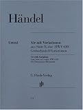 Air (Grobschmied Variationen) - Klavier - Georg Friedrich H&auml;ndel