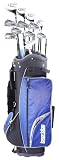 Longridge - Set complet golf - 32 pi�ces Alpha Graphite - Bleu