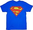 Superman Original Classic Logo Tshirt Blue